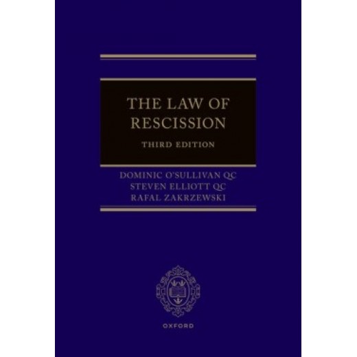 The Law of Rescission 3rd ed